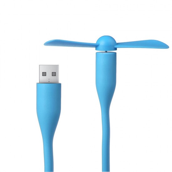 Creative USB Flexible Portable Mini Fan and USB LED Light Lamp